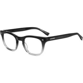 Dsquared2 D2 0078 08A 48 Briller Mænd Black - Faded Black Grey - 48mm