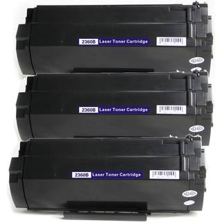 Kompatibel toner Dell 2360B - 593-11167, 3 stk. rabatpakke 25500 sider