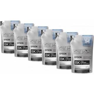 Epson UltraChrome - 6-pack - black - original - ink cartridge - Blækpatron Sort