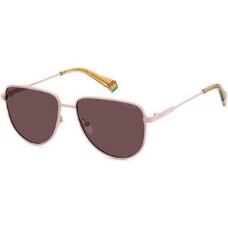 Polaroid PLD 6196/S/X Polarized 8KJ/KL 56 Solbriller Mænd Lyserød - Matte Pink - 56mm