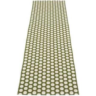 Pappelina, Noa tæppe 70x250 cm Dark Olive/Vanilla