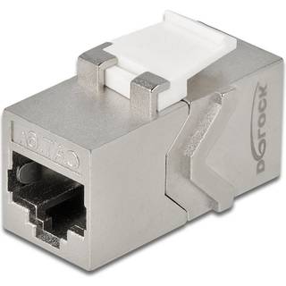 Delock Cat 6a STP RJ45 til RJ45 Keystone stik