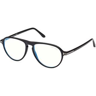 Tom Ford FT5869-B Blue-Light Block 001 54 Briller Mænd Black - Shiny Black - 54mm