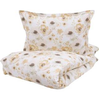 Borås Cotton Adria sengetøj 140x200/60x63 cm gul