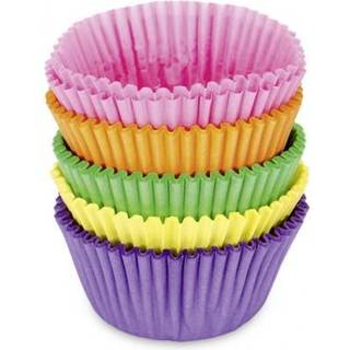 Farvede Mini Muffinsforme - 100 stk, Städter
