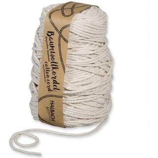 Baumwollkordel für Makramee 5mm 80m 500g - Creme