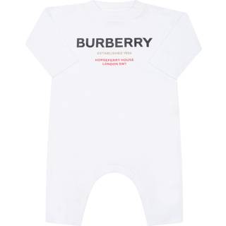 Burberry Kids Baby Logo cotton onesie - white - M 12