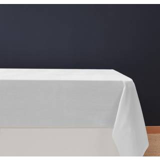 Glat Satin Lagen, Hvid, 150x250 cm
