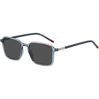 HUGO HG 1228/S PJP/IR 53 Solbriller Mænd Blue - Transparent Steel Blue - 53mm