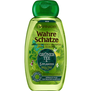 Garnier wahre Schätze Glazing Shampoo Green tea & 4 planter 95.80 DKK/1 L