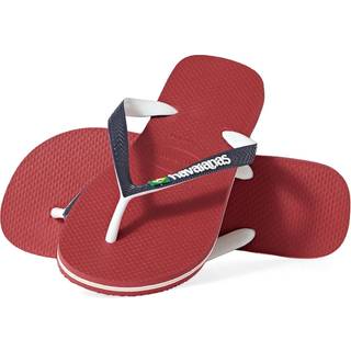 havaianas Herren Zehensandalen blau,rot Gummi