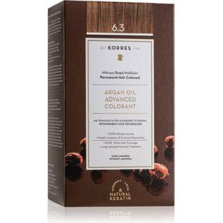 Korres Argan Oil Permanent hårfarve Med Arganolie Skygge 6.3 Golden / Honey Dark Blonde 50 ml - 50 ml