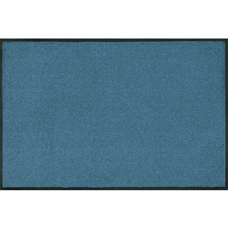 Dørmåtte fra KLEEN-TEX - MONO STEEL BLUE