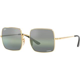 Ray - Ban Kvinde RB1971 001/G4 Solbriller Metal Grøn Firkantet Polariseret Spejl