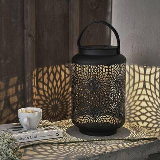 Star Trading - Solar Cell Lighting - Solar Cell Lighting Mandala - Sort - 30 cm