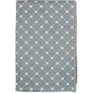 Knogletørt kæledyr plejet håndklædeopsamling absorberende mikrofiber X-Large 41x23.5 Trellis grå