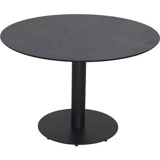 Hector Havebord Ø110 cm, metal/kompofit, sort