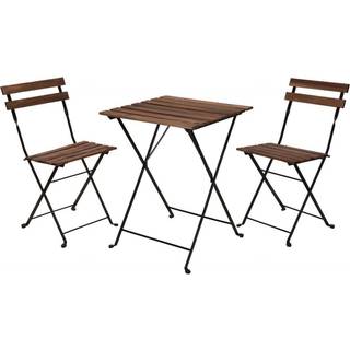ProGarden bistrosæt 3 dele sort