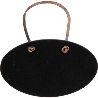 Securit Bottle Tag Kridttavle | Oval | 6 stk.