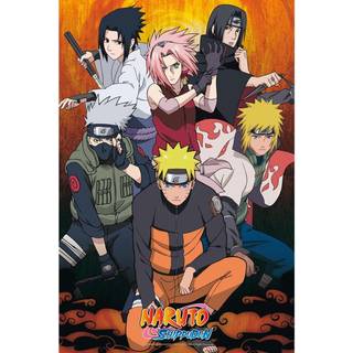 NARUTO SHIPPUDEN - Poster 91X61 - Groupe