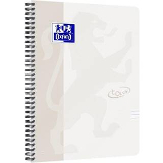 5 x Oxford Touch notesbog A4+ linjeret sand