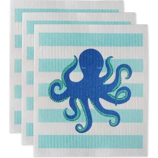 DII Octopus Swedish Dishcloth 3 Piece