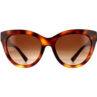 Valentino Kvinde VA4089 501113 Outlet solbriller Plast Brun Brun Cat Eye Skygge