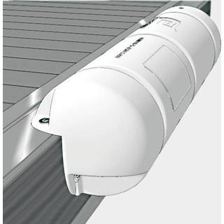 Brofender Plastimo Bumper 3/4, 18 x 40 cm, lige, hvid