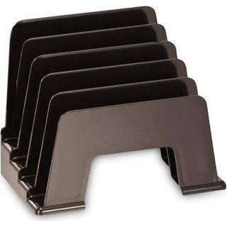 Universal 08105 Stor h?ldningssortering Fem sektioner Plast 13 1/4 x 9 x 9 Sort