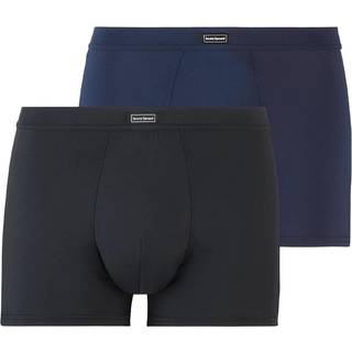 bruno banani Herren Shorts schwarz Mikrofaser/Funktion unifarben