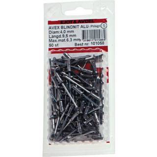 Ejot 101038 Blindnitte AVEX, aluminium/stål 3,2 x 11 mm, pakke med STD 50