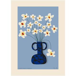 Paper Collective Flower Studies 04 (Spansk Marguerit) plakat 50x70 cm