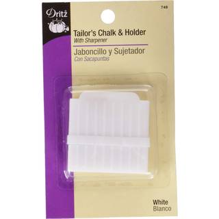 Dritz Holder med sk?rpet White Tailor's Chalk 1 -t?lling (pakke p? 1)