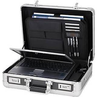 Laptop Aktenkoffer Carbon 17 Zoll Schwarz, Silber