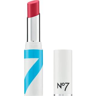 No7 HydraLuminous Lip Balm 2,8 g Hindbær - Hyaluronsyre hydrering, Vitamin E, 8-timers fugt, Diskret lysende farve