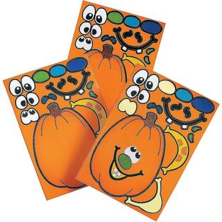 Lav et græskarklistermærker (1 dusin) - bulk