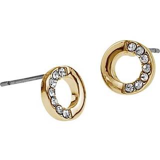 Snö Of Sweden Colline Small Earring Gold/Clear 8 mm