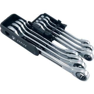 H?ndv?rker V-serie Kombination Ratchet Wrench Set SAE 8 Piece (CMMT87350V)