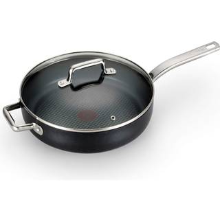 T-Fal prograd nonstick jumbo komfur m/ l?g & hj?lperh?ndtag 5 liter induktion ovn slagtekylling sikker 500f k?kkengrej ikke stick saute pan dyb s