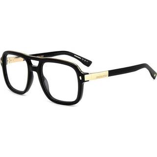 Dsquared2 Mand D2 0087 2M2 Optiske stel Plast Guld / Sort Firkantet