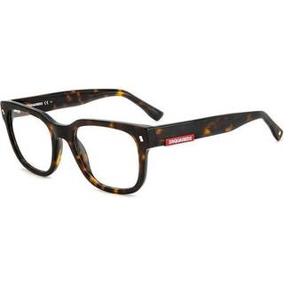 Dsquared2 D2 0074 086 52 Briller Mænd Tortoiseshell - Dark Tortoise - 52mm