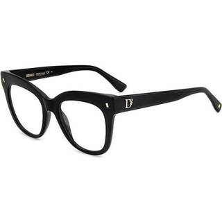 Dsquared2 Kvinde D2 0098 807 Optiske stel Plast Sort Firkantet