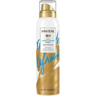 Pantene Dry Conditioner Mist Spray til hår 3,9oz blå - Øjeblikkelig hydrering og krusning af krusning med vitamin B5 sikkert til farvebehandlet h