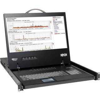 Eaton series 16-Port Rack Console VGA KVM Switch w/ 19" LCD 1U TAA