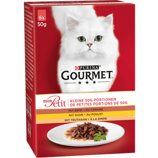 Gourmet Multipack mon Petit lækkert udvalg med fjerkræ 79.83 DKK/1 kg (8 x 300.0g)