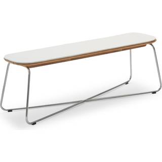Fritz Hansen - Lilium Bench Cushion White - Dyner og puder - Hvid