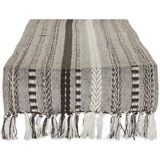 Dii m?rkebrun flettet stripetabler l?ber 15x108