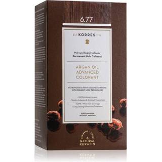 Korres Argan Oil Permanent hårfarve Med Arganolie Skygge 6.77 Gianduja 50 ml - 50 ml