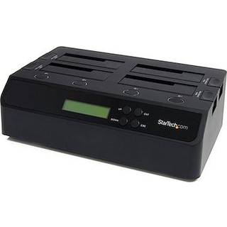 StarTech.com 4 Bay USB 3.0 eSATA to SATA Standalone 1:3 Hard Drive Duplicator Dock
