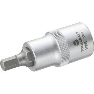 TOOLCRAFT 816156 Unbrako Topnøgle-bit-indsats 6 mm 1/2